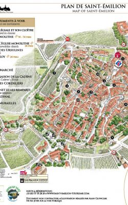 St Emilion – plan du village