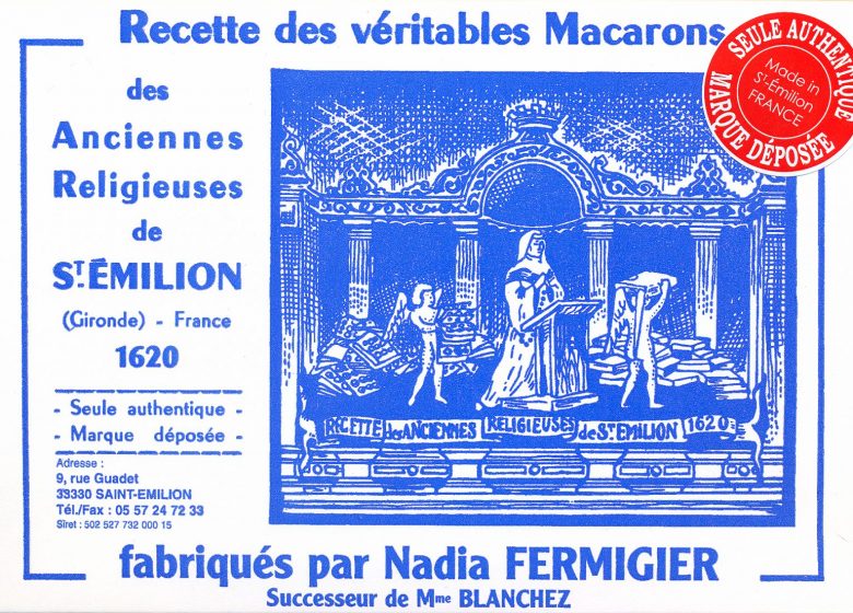MACARONS NADIA FERMIGIER, SUCCESSEUR DE Mme BLANCHEZ